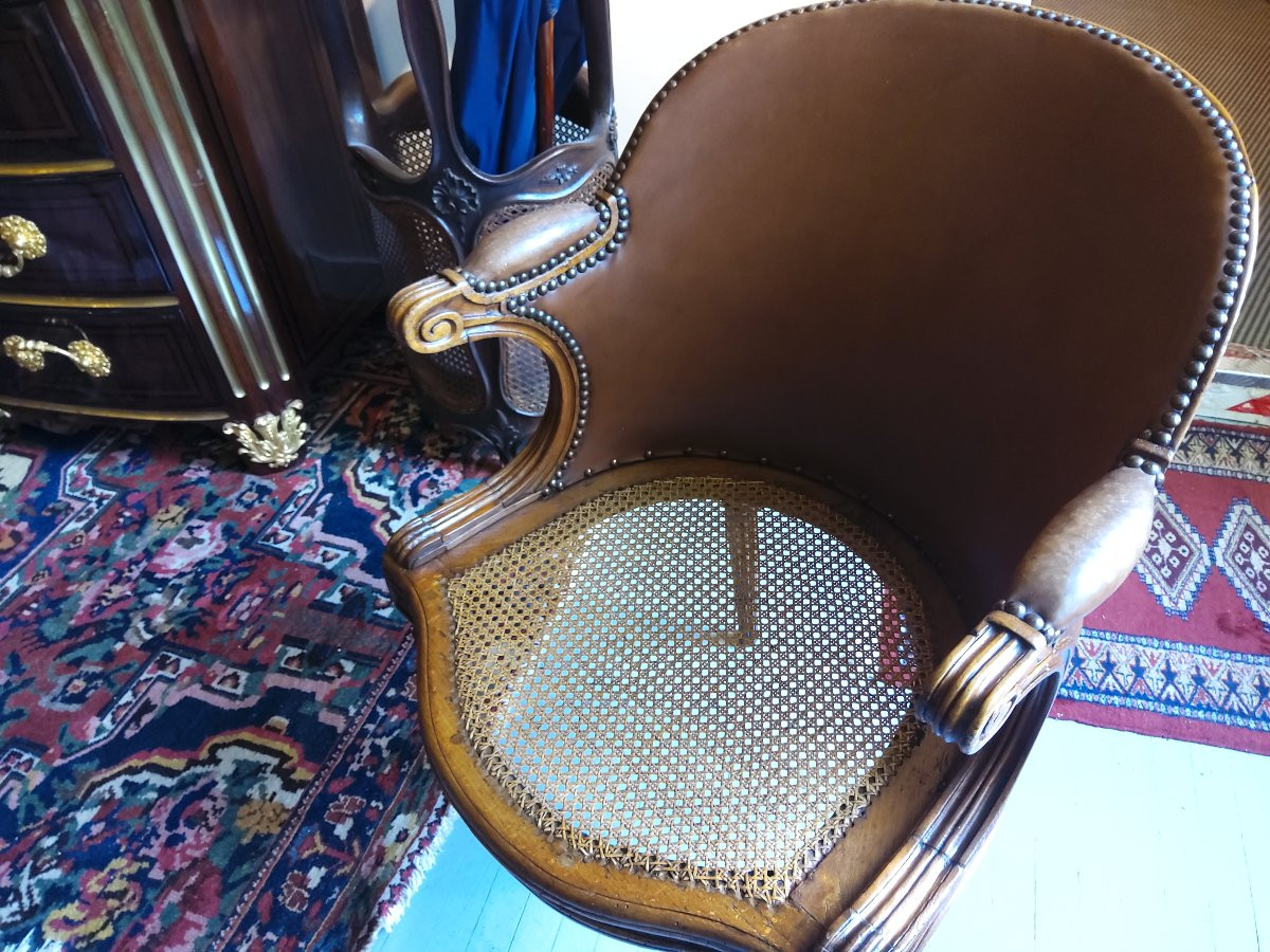Louis XVI Period Office Armchair Attributed To Jacob-photo-2